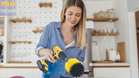 Drill Brush Attachment Set