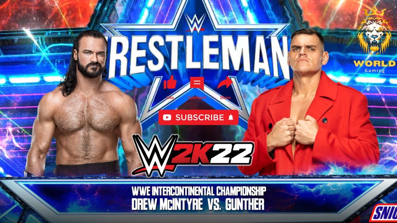 WWE 2K22 - Drew McIntyre vs. Gunther