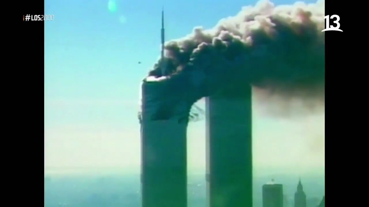 La caída de las Torres Gemelas vista por la prensa chilena. Los 2000, Canal 13.