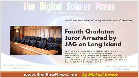 4th of 11 Charlatan Jurors Arrested by JAG on Long Island (Allegedly)