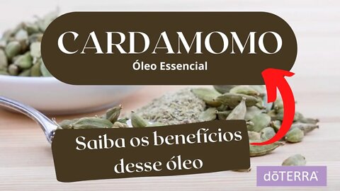 CARDAMOMO - ÓLEOS ESSENCIAIS DO TERRA - ESSENCIAL OILS CARDAMON