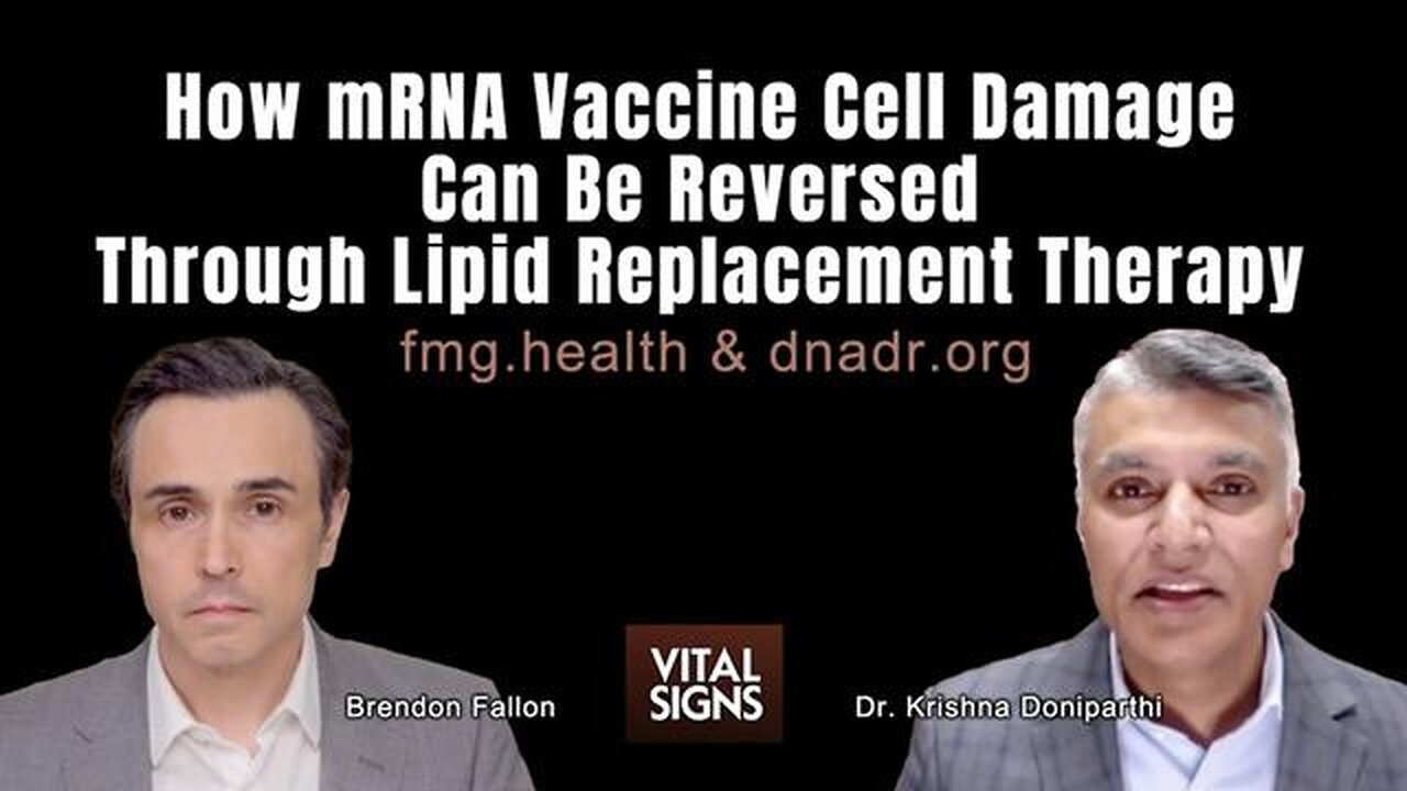 How mRNA Vaccine Cell Damage Can Be Reversed Through Lipid Replacement Therapy
