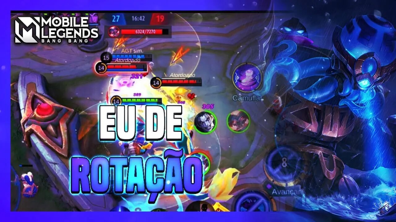 JOGUEI DE ROTAÇÃO E FUI MELHOR DO QUE IMAGINEI KKKKKKKKKKKKK | MLBB