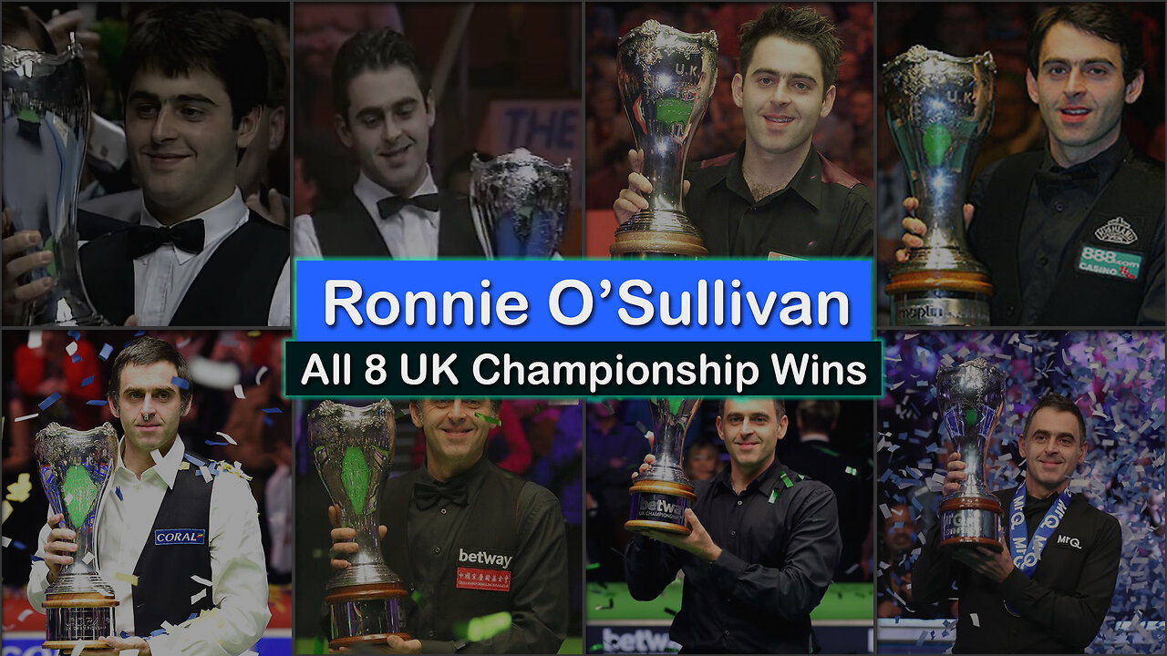 Ronnie O'Sullivan All 8 UK Championship Wins (1993 - 2023)