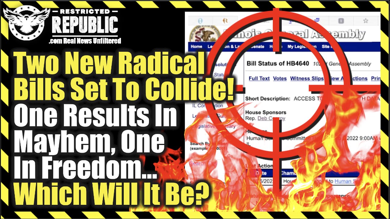 Two New Radical Bills Are Set To Collide! One Results In Mayhem, One In Freedom…Which Will It Be?