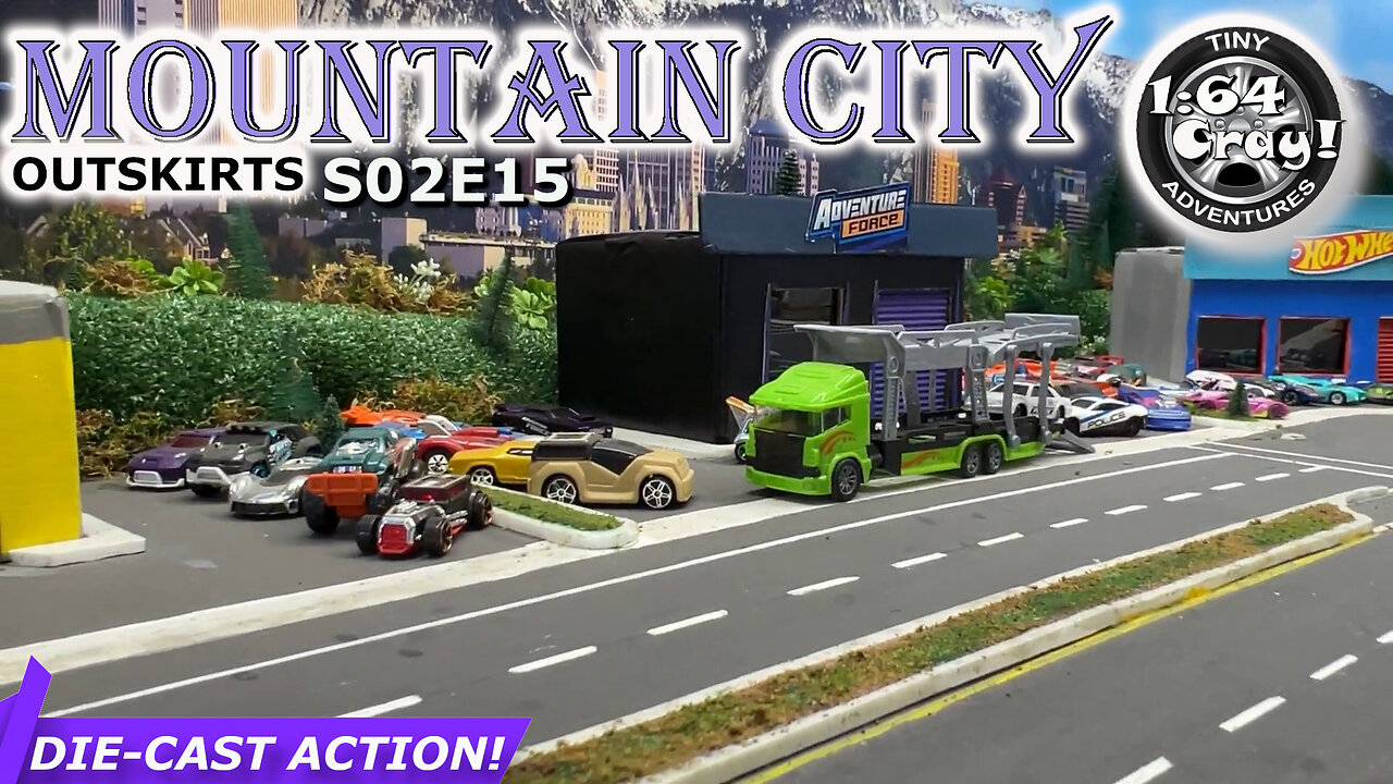 Mountain City Outskirts S02E15 - matchbox hotwheels MLB motormax minigt maisto welly diecast