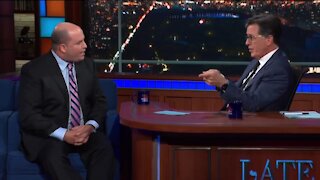 Stephen Colbert Grills Brian Stelter on Cuomo Brothers: ‘Seems Like An Odd Conflict Of Rules’