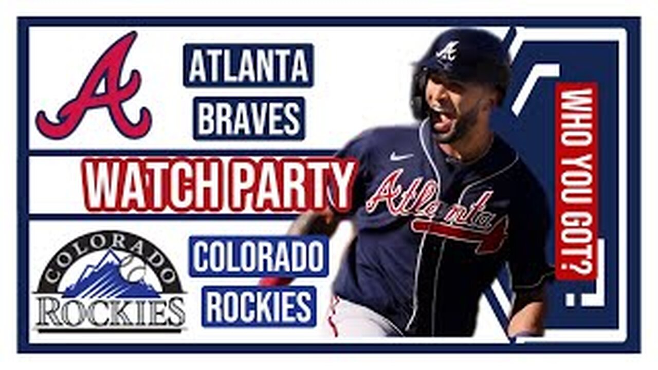 Atlanta Braves vs Colorado Rockies GAME 2 Live Stream Watch Party: Join The Excitement