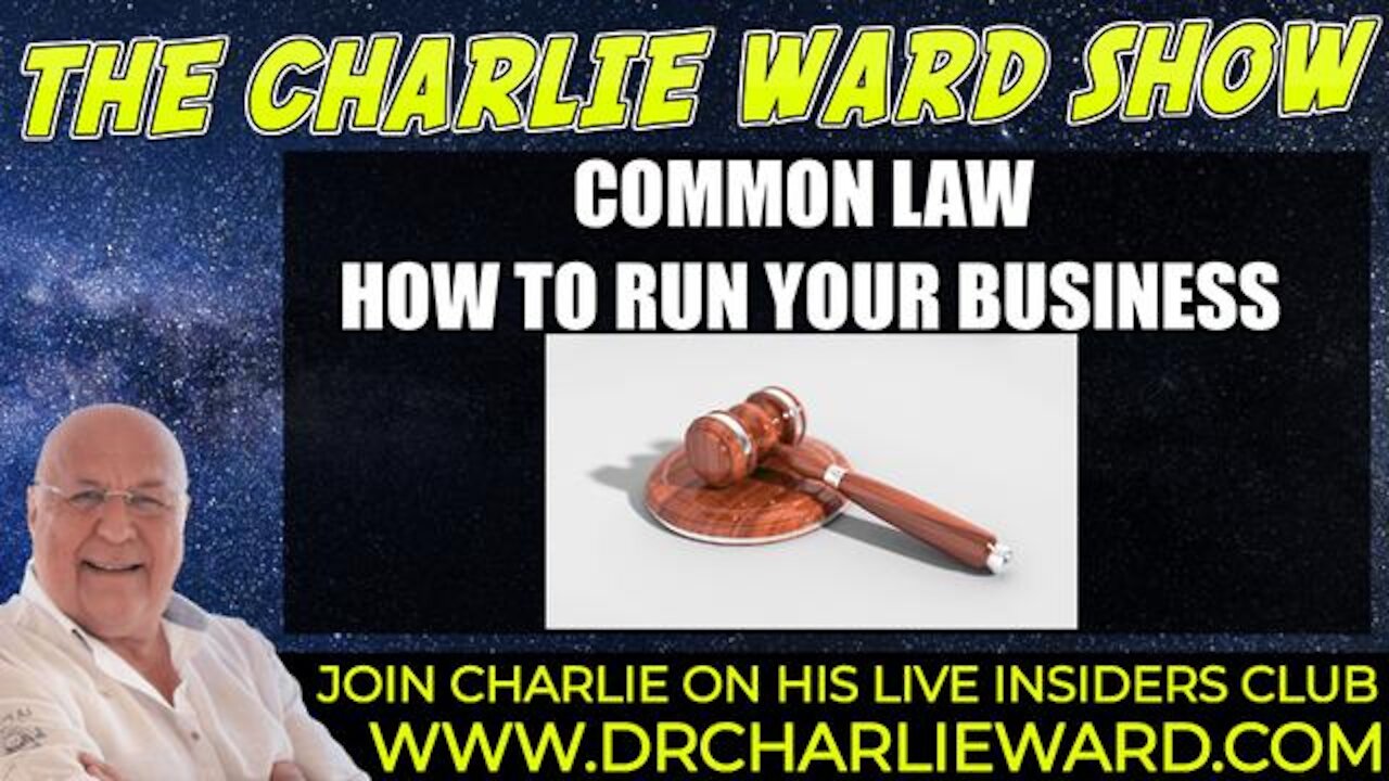 COMMON LAW HOW TO RUN YOUR BUSINESS WITH CHARLIE WARD