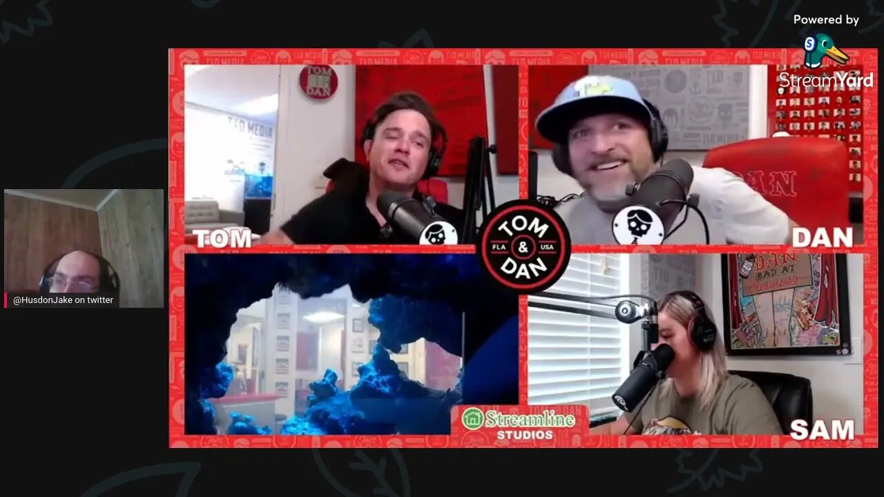 I WAS ON TOM AND DAN PODCAST TODAY