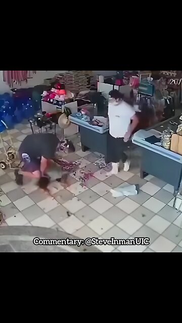 Armed robber gets disarmed by customer