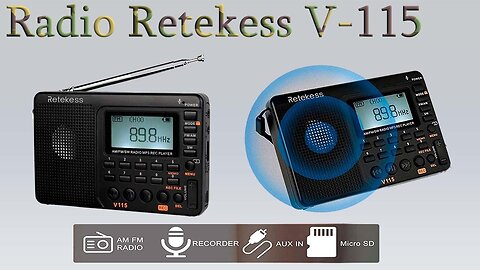 Umboxing Radio Retekess V-115