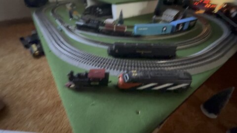 Three old HO locos get tested
