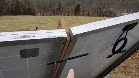 Hooking up 2 of 6 315watt solar panels. Building a solar system over time.