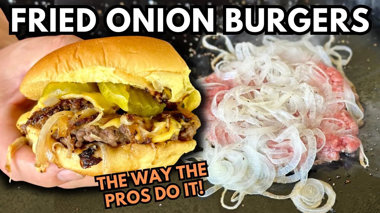 Oklahoma Fried Onion Burger 2.0 George Motz inspired