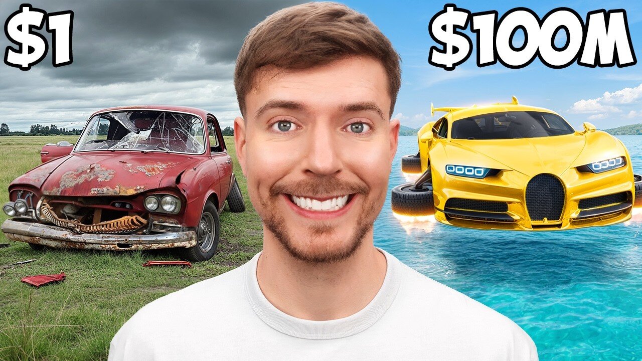 $1 vs $100,000,000 Car!