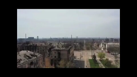 A new video from Mariupol, filmed from a drone!