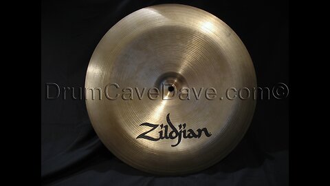 17” K Zildjian China cymbal 1, Block Letter, Inverted