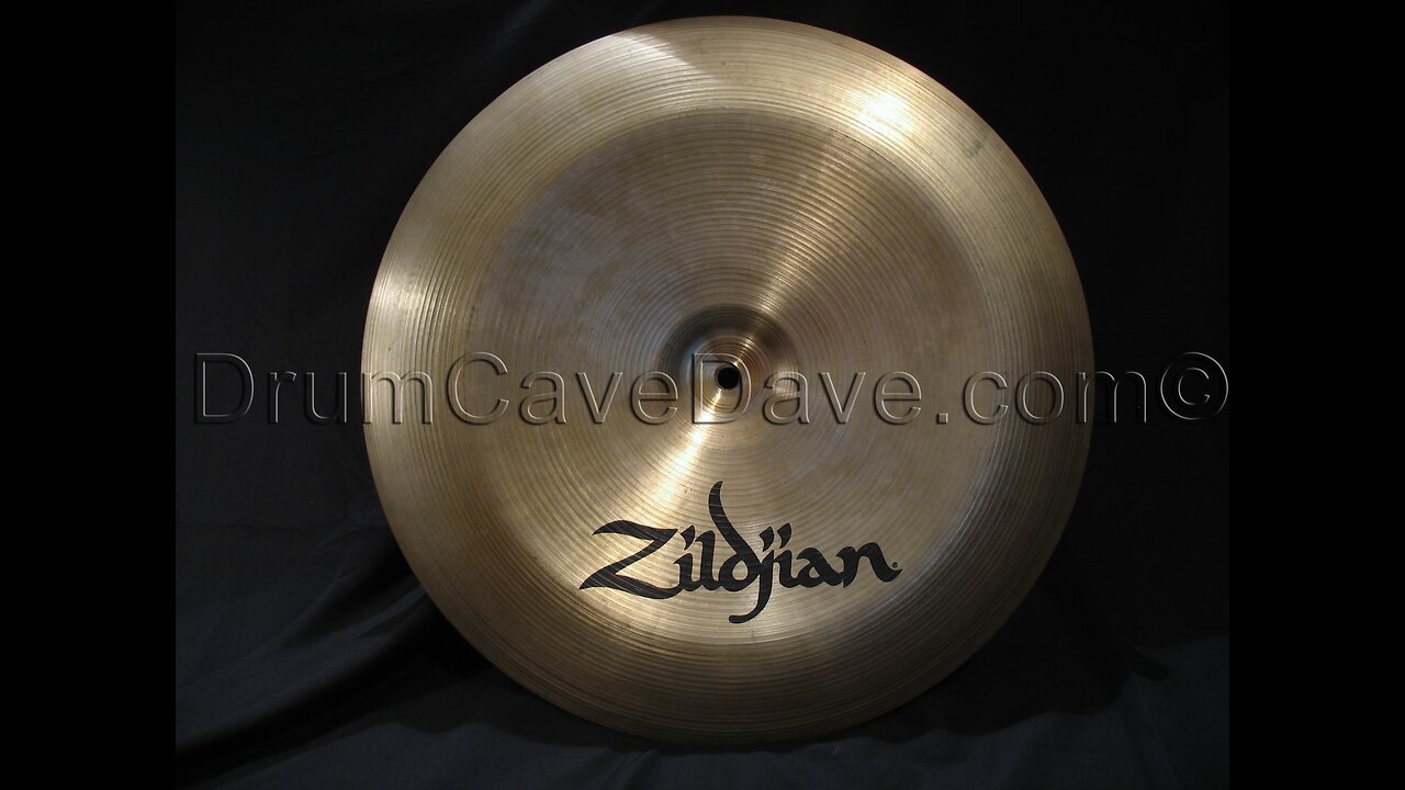 17” K Zildjian China cymbal 1, Block Letter, Inverted