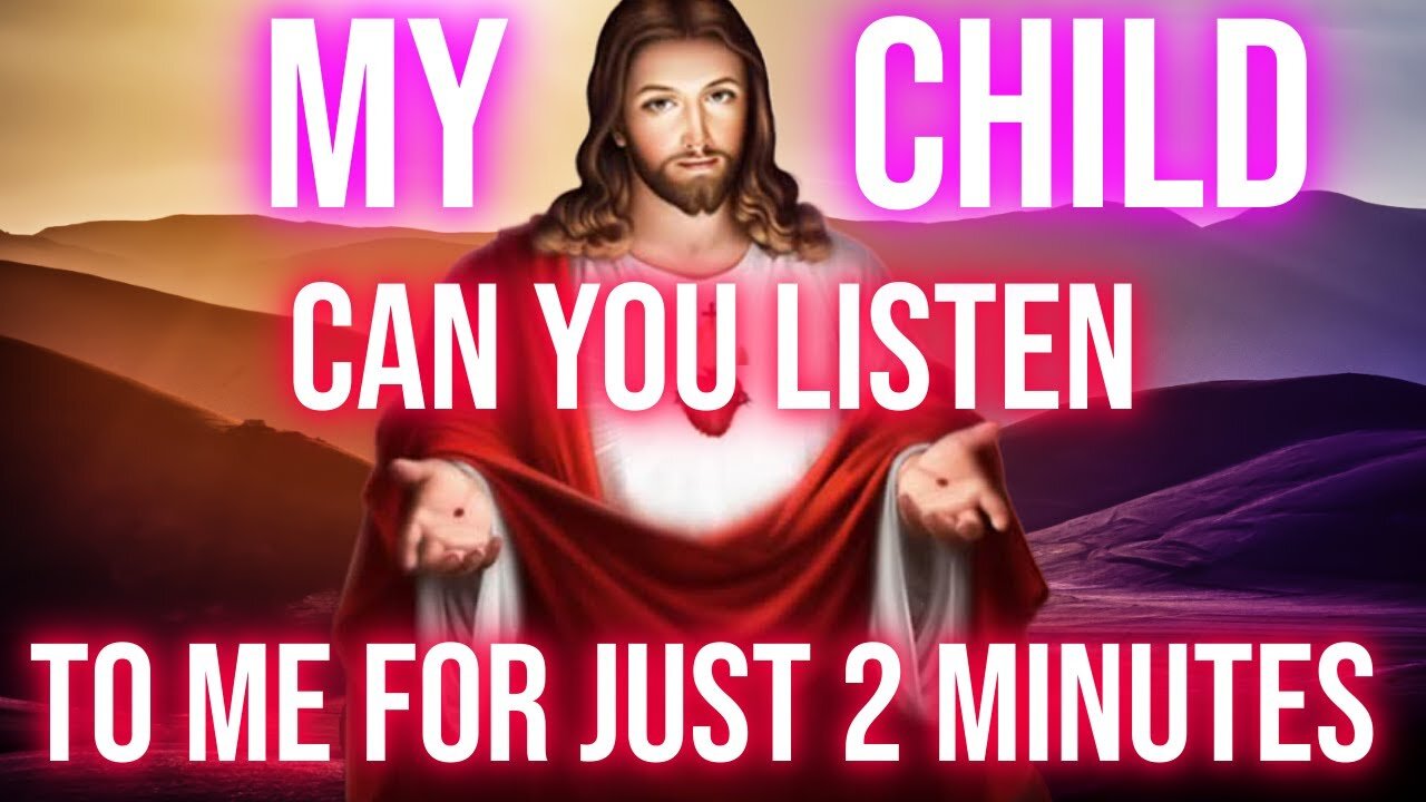 God Says Please Listen To Me This Is Urgent Don't Skip |