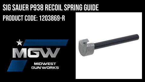 Sig Sauer P938 Recoil Spring Guide - 1203869-R