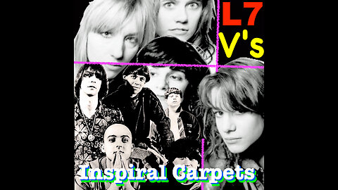 L7 V's Inspiral Carpets - ''Pretend We Feel'' (Mash-Up)