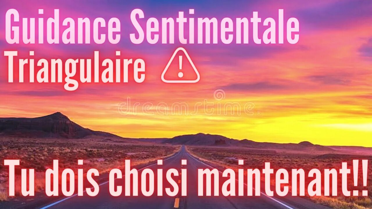 ⚠️ #Triangulaire ⚠️ TU DOIS CHOISIR DÈS MAINTENANT ! - #GuidanceTriangulaire