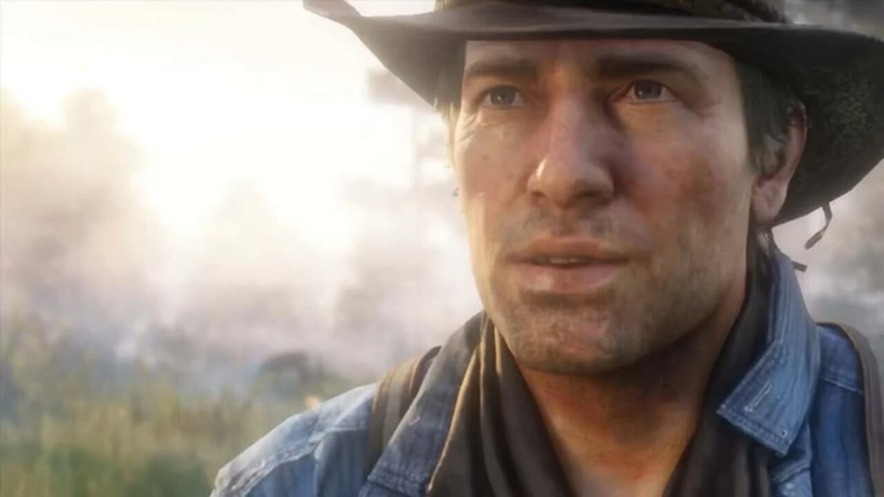 Arthur Morgan sings the Victorious theme song
