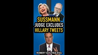 #SUSSMANN Judge EXCLUDES #CLINTON TWEETS #Durham #Shorts