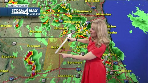 Thunderstorms Saturday evening