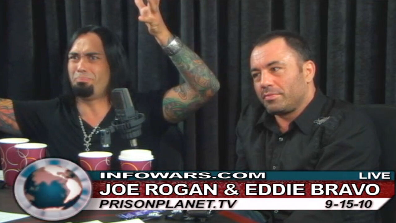 Alex Jones Hosts Joe Rogan & Eddie Bravo In Studio