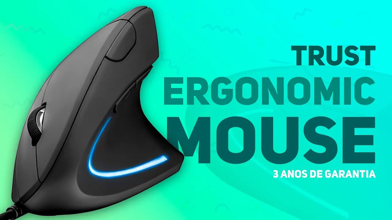 Mouse Ergonômico TRUST VERTO - ÓTIMA OPÇÃO PARA LONGAS HORAS DE TRABALHO?
