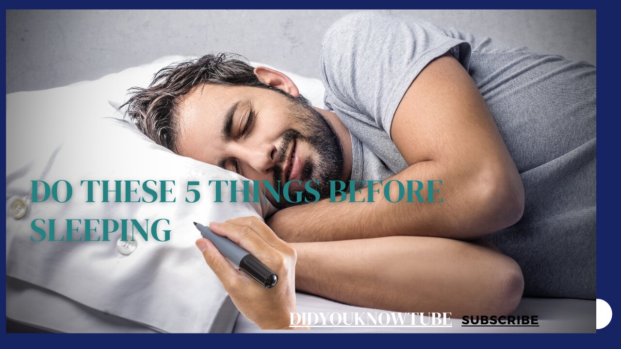 Cure Insomnia "Nighttime Habits for a Better Tomorrow: 5 Things to Do Before Bed"