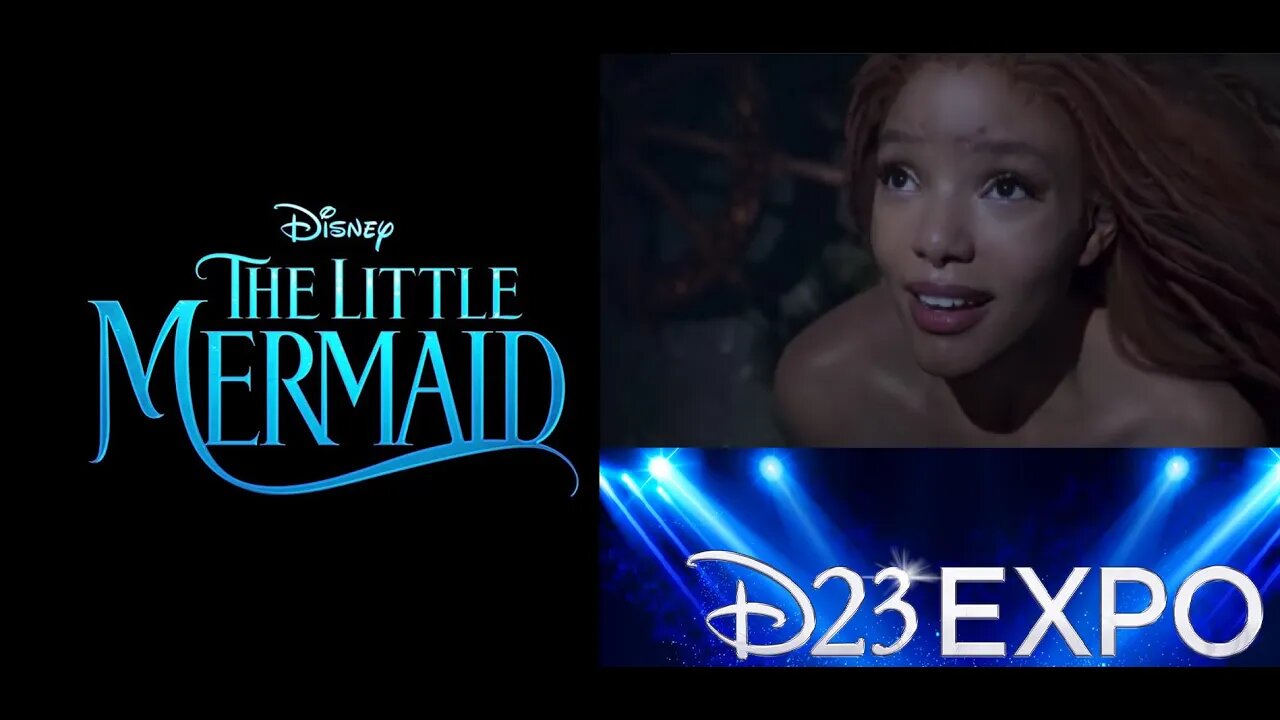 #D23 Presents Race Swapped Little Mermaid w/ Teaser Trailer - Disney's Racism Defense Ready To Go