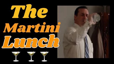 The #MartiniLunch; Let's eat!