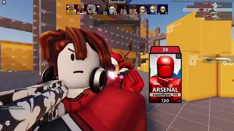 Roblox Arsenal gameplay - first look