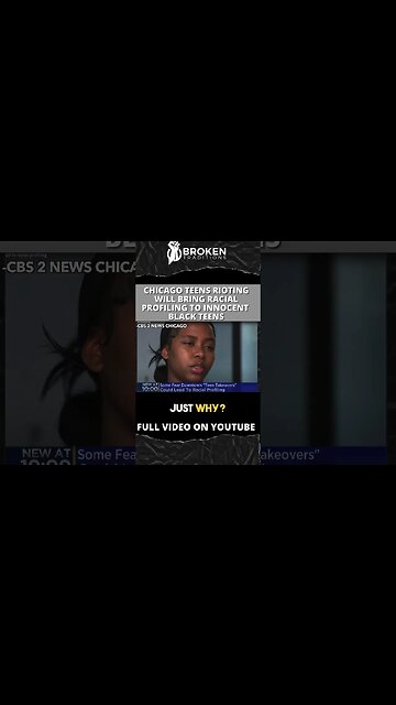 Chicago Riots CAUSING Innocent BLACK Teens to be PROFILED!? #ytshorts #chicago