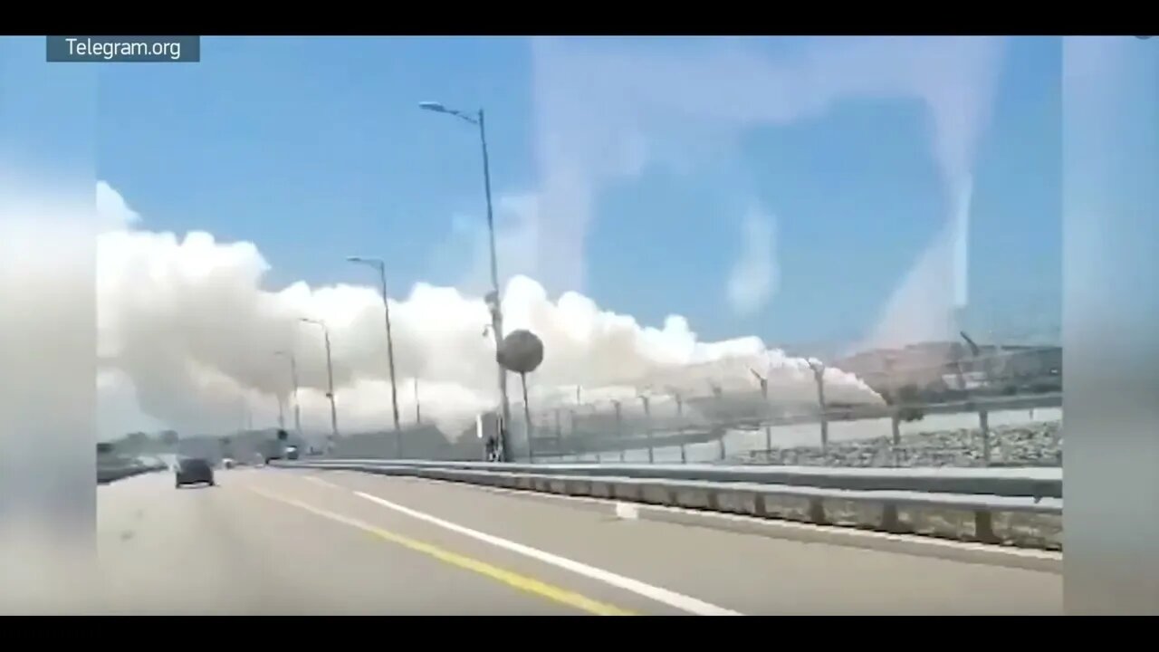 Huge clouds of smoke over the Crimean bridge explained