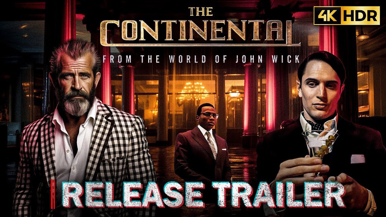 [4K HDR] JOHN WICK: THE CONTINENTAL - Release Trailer (60FPS) Mel Gibson | Lionsgate 2023