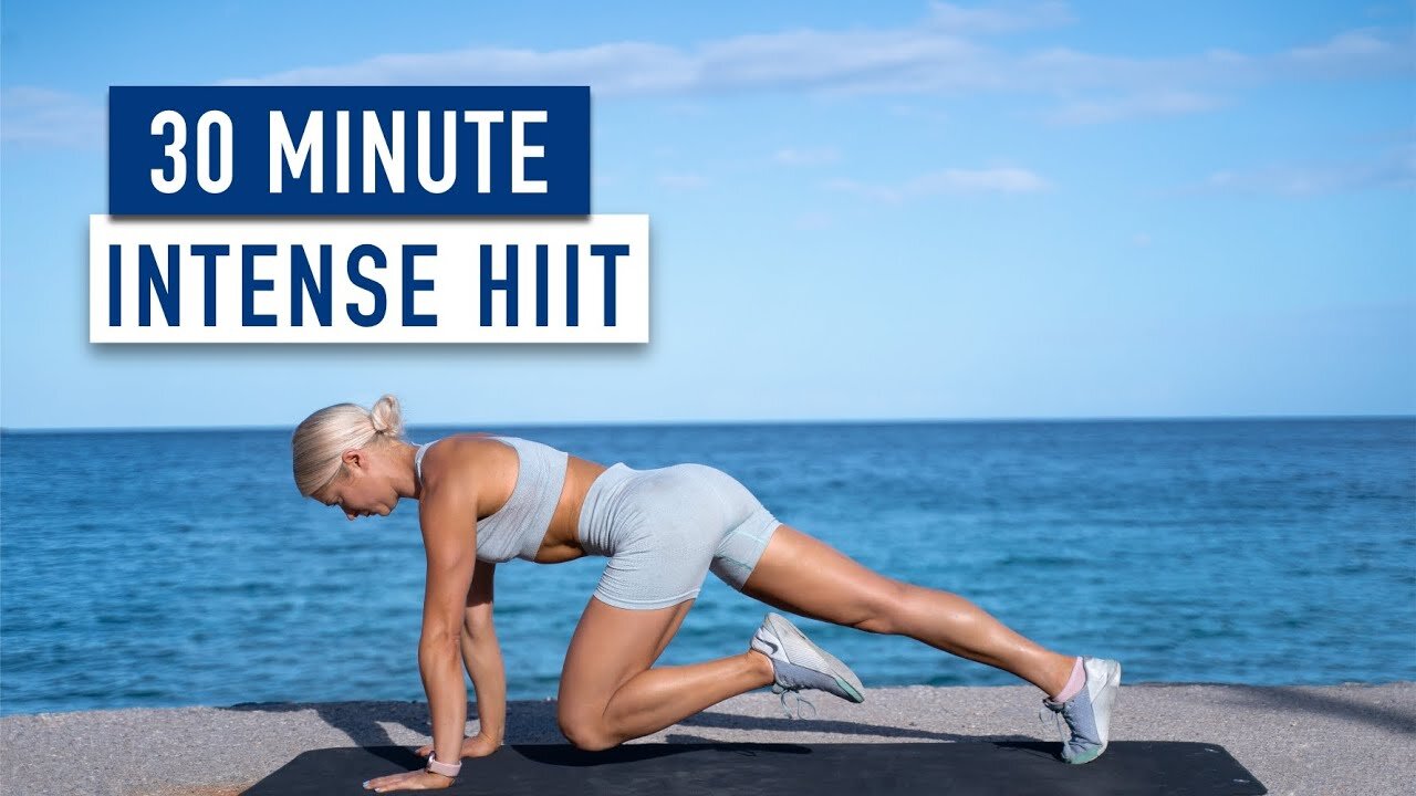 30 MIN KILLER HEAD TO TOE HIIT Workout - NO REPEAT - with weights - high intensity - advanced