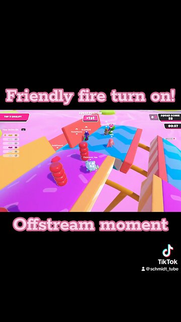 #fallguys #duos #offstream #rage #funny #fyp #short #friendlyfire #trolling #karma #rollout #revenge