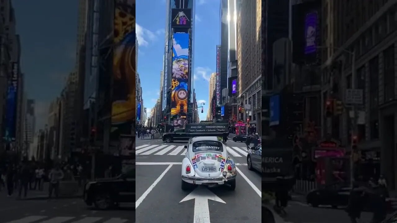 Fusca sai de Balneário Camboriú para Nova York!