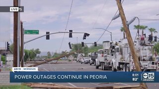 Power crews continue to restore electricity in parts of Peoria