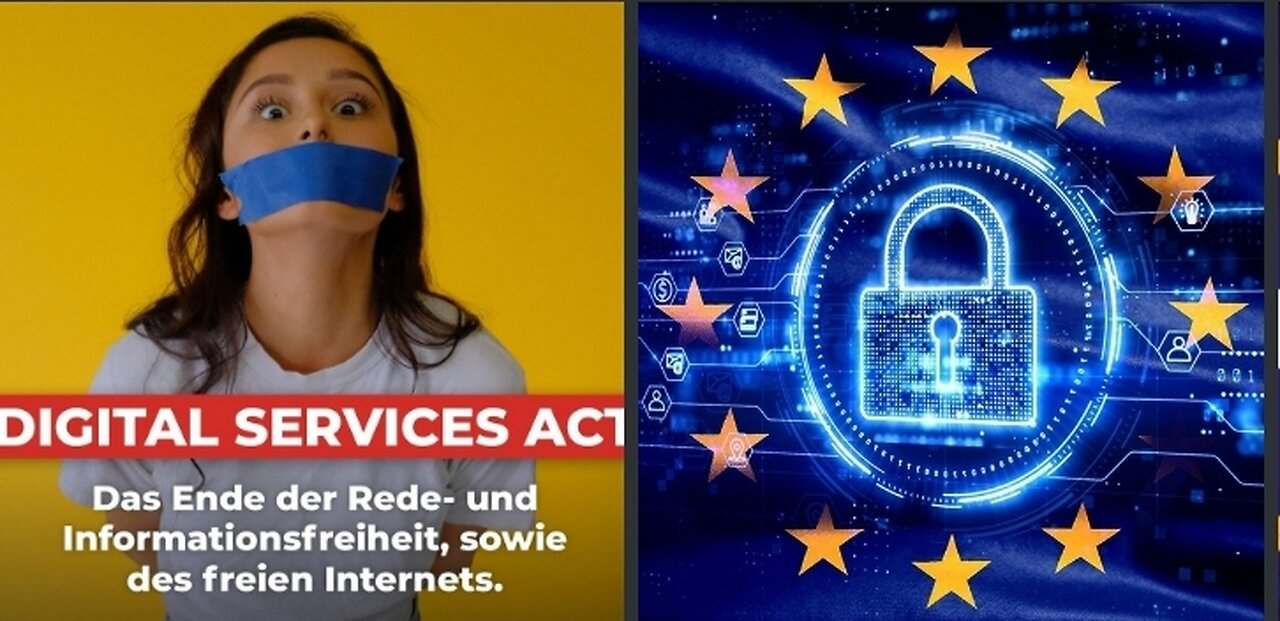 💥🆘💥 "DIGITAL SERVICE ACT" - VORSICHT ZENSUR