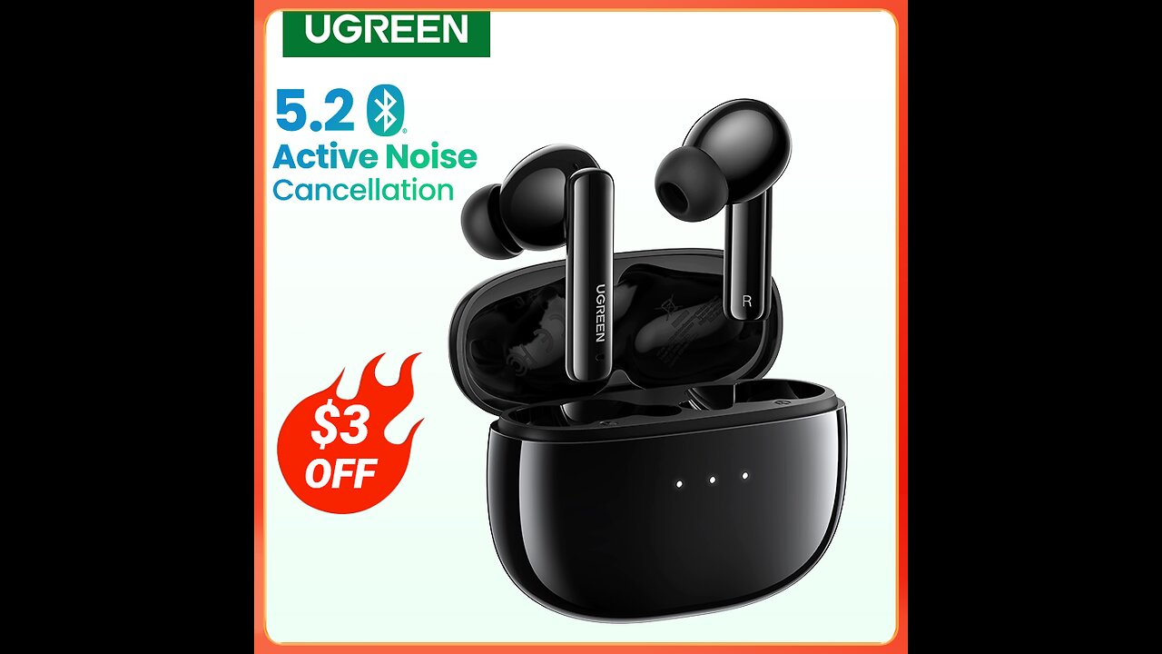 UGREEN HiTune T3 ANC TWS Bluetooth Earphones