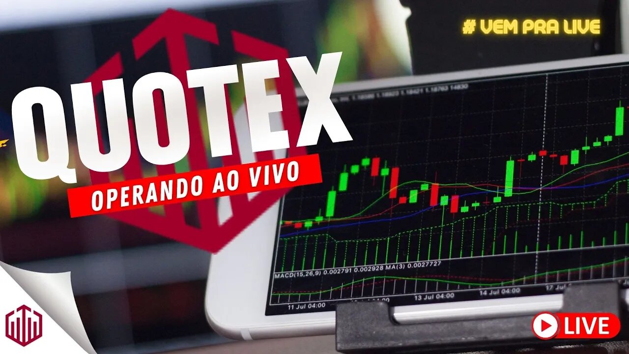 QUOTEX OPERANDO AO VIVO #quotex #opçõesbinárias #live