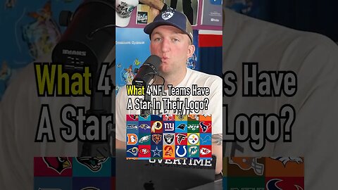 Which NFL TEAMS Have STARS In Their Logos?! #shorts #sports #nfl #logo