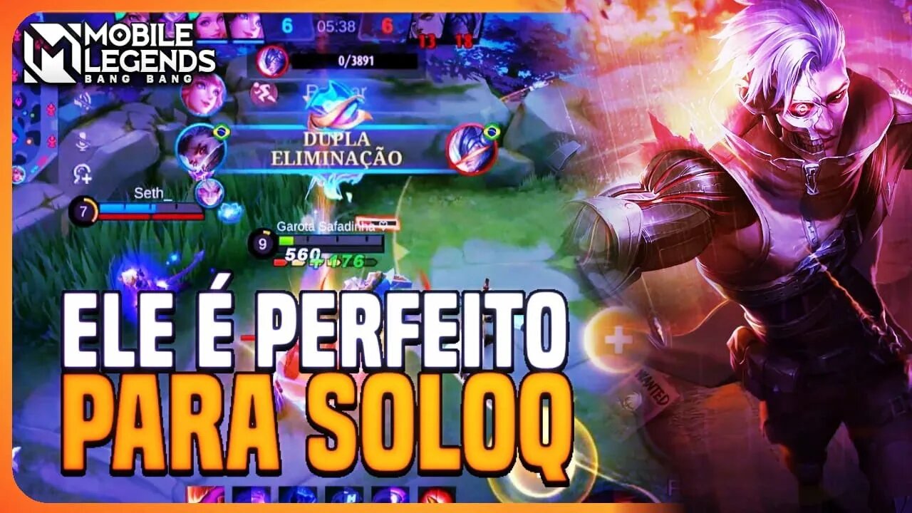 O HERÓI PERFEITO PRA SOLOQ RANKED | GRANGER | MLBB