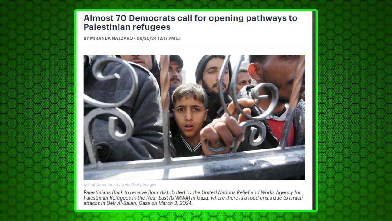 Democrats Want Palenstinian Refugees Imported into US