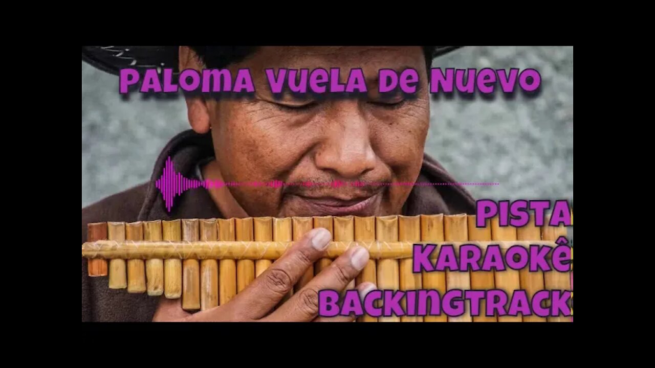 🎼Paloma Vuela de Nuevo - Pista - Karaokê - BackingTrack.